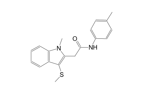 1H-indole-2-acetamide, 1-methyl-N-(4-methylphenyl)-3-(methylthio)-