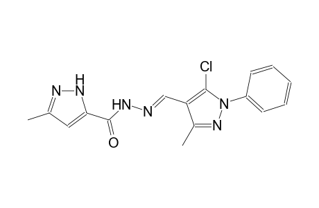 N'-[(E)-(5-chloro-3-methyl-1-phenyl-1H-pyrazol-4-yl)methylidene]-3-methyl-1H-pyrazole-5-carbohydrazide