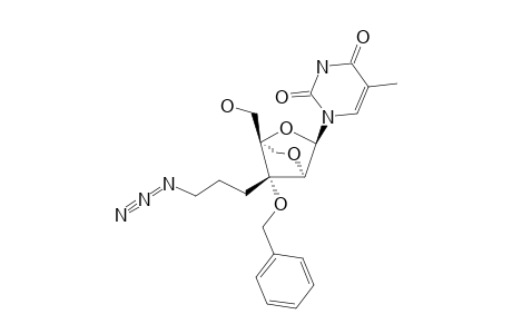 (1S,3R,4R,7S)-7-(3-AZIDOPROPYL)-7-BENZYLOXY-1-HYDROXYMETHYL-3-(THYMIN-1-YL)-2,5-DIOXABICYCLO-[2.2.1]-HEPTANE