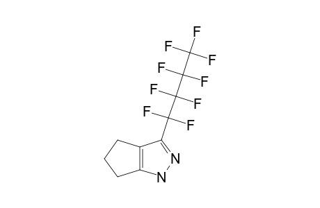 3-PERFLUOROBUTYL-5,6-DIHYDRO-1,4-H-CYCLOPENTA-[D]-PYRAZOLE