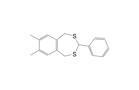 7,8-dimethyl-3-phenyl-1,5-dihydro-2,4-benzodithiepin