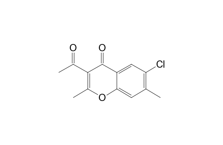 3-ACETYL-6-CHLORO-2,7-DIMETHYL-CHROMONE