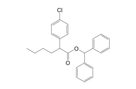 Benzhydryl 2-(p-chlorophenyl)hexanoate