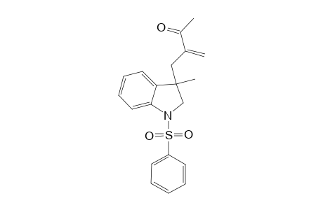 3-[(3-Methyl-1-phenylsulfonyl-2,3-dihydro-1H-3-indolylmethyl)-3-buten-2-one
