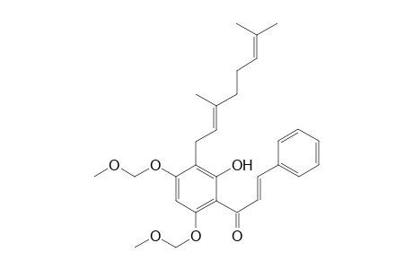 4',6'-Dimethoxymethoxy-2'-hydroxy-3'-(1''-geranyl)chalcone