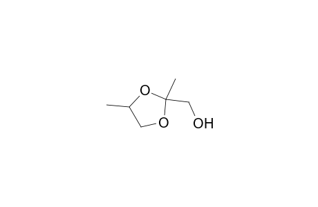 1,3-Dioxolane-2-methanol, 2,4-dimethyl-