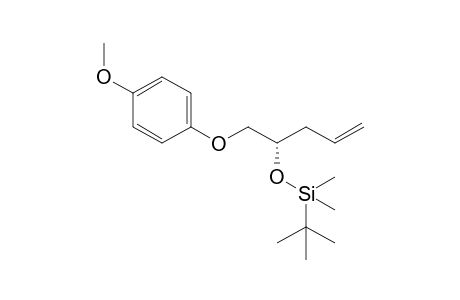 (S)-1-(p-methoxyphenoxy)-2-tert-butyl-dimethylsilyloxy-4-pentene