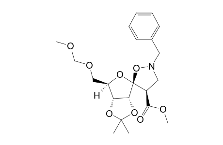 Methyl (4R,5S,7R,8R,9S)-8,9-Isopropylidenedioxy-2-benzyl-7-[(methoxymethoxy)methyl]-1,6-dioxa-2-azaspiro[4.4]nonane-4-carboxylate