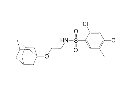 N-[2-(1-adamantyloxy)ethyl]-2,4-dichloro-5-methylbenzenesulfonamide