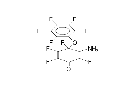 2,3,4,6-TETRAFLUORO-4-PENTAFLUOROPHENOXY-5-AMINO-2,5-CYCLOHEXADIEN-1-ONE