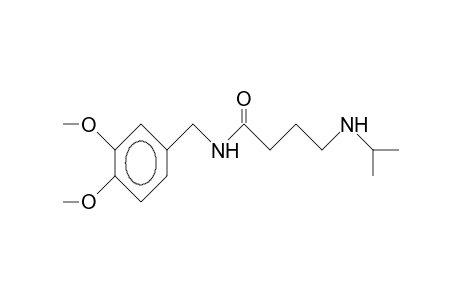 4-Isopropylamino-N-(3,4-dimethoxy-benzyl)-butyramide
