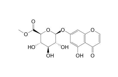 (2S,3S,4S,5R,6S)-3,4,5-trihydroxy-6-(5-hydroxy-4-keto-chromen-7-yl)oxy-tetrahydropyran-2-carboxylic acid methyl ester