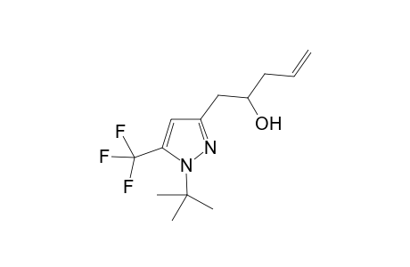 1-[1-t-Butyl-5-(trifluoromethyl)-1H-pyrazol-3-yl]pent-4-en-2-ol