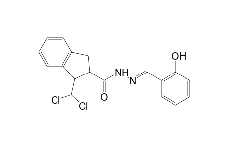 1-(dichloromethyl)-2-indancarboxylic acid, salicylidenehydrazide