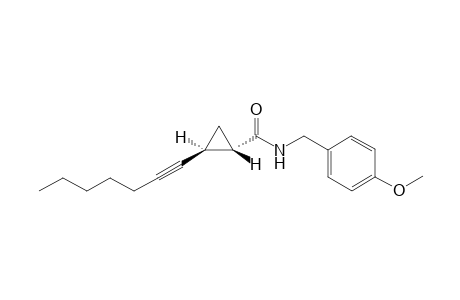 (1S,2S)-2-(hept-1-yn-1-yl)-N-(4-methoxybenzyl)cyclopropanecarboxamide