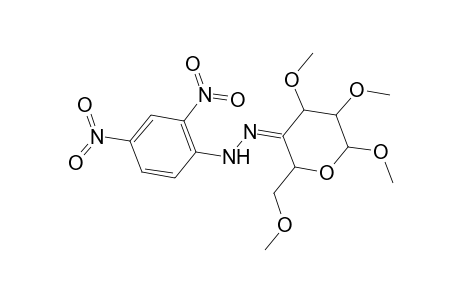 .beta.-D-xylo-Hexopyranosid-4-ulose, methyl 2,3,6-tri-O-methyl-, (2,4-dinitrophenyl)hydrazone