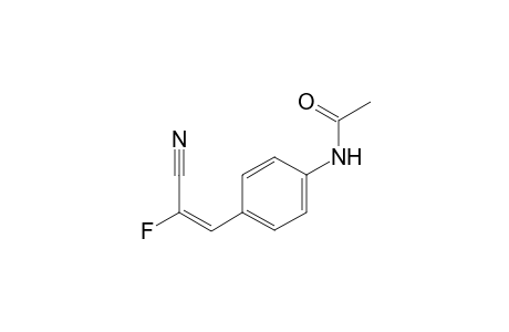 (E)-N-(4-(2-cyano-2-fluorovinyl)phenyl)acetamide