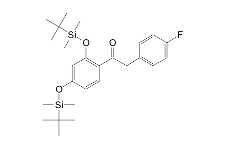 1-(2,4-Dihydroxyphenyl)-2-(4-fluorophenyl)ethanone, bis(tert-butyldimethylsilyl) ether