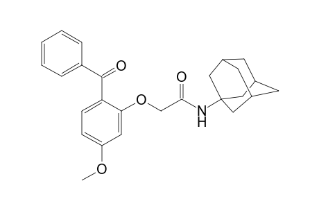 N-(1-adamantyl)-2-(2-benzoyl-5-methoxyphenoxy)acetamide