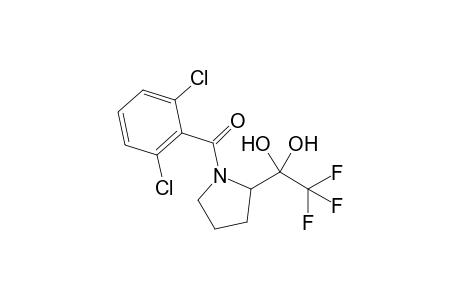 N-(2,6-Dichlorobenzoyl)-2-(2,2,2-trifluoro-1,1-dihydroxyethyl)pyrrolidine