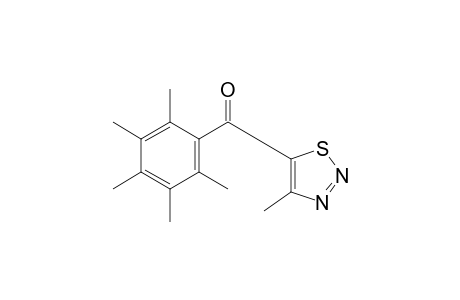 4-methyl-1,2,3-thiadiazol-5-yl pentamethylphenyl ketone