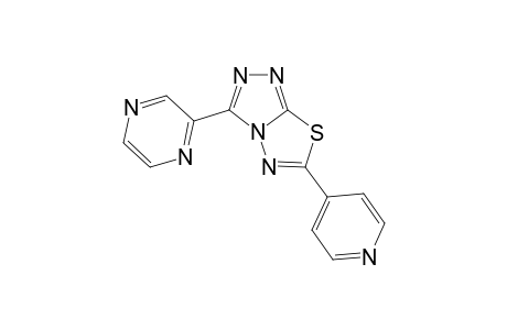 2-[6-(pyridin-4-yl)-[1,2,4]triazolo[3,4-b][1,3,4]thiadiazol-3-yl]pyrazine