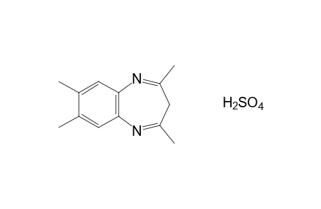 2,4,7,8-tetramethyl-3H-1,5-benzodiazepine, sulfate