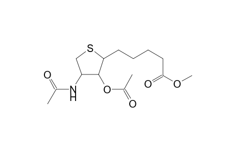 2-thiophenepentanoic acid, 4-(acetylamino)-3-(acetyloxy)tetrahydro-, methyl ester, (2R,3S,4S)-