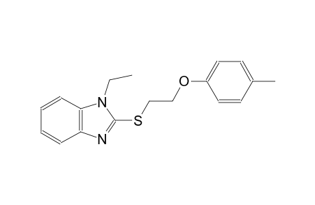 1-Ethyl-2-(2-p-tolyloxy-ethylsulfanyl)-1H-benzoimidazole