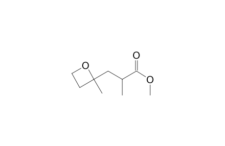 2-Oxetanepropanoic acid, .alpha.,2-dimethyl-, methyl ester