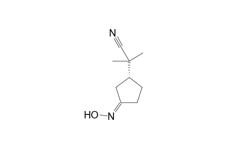(3R)-syn/anti-3-(1-Cyano-1-methylethyl)cyclopentanoxime