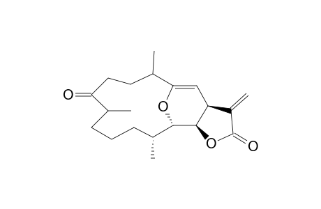 3,13-Epoxy-7-oxocembra-2,15(17)-dien-16,14-olide