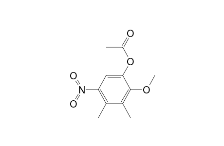 (2-methoxy-3,4-dimethyl-5-nitro-phenyl) ethanoate