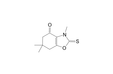 3,6,6-trimethyl-2-sulfanylidene-5,7-dihydro-1,3-benzoxazol-4-one