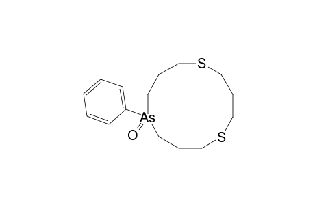 1,5-Dithia-9-arsacyclododecane, 9-phenyl-, 9-oxide