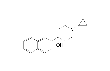 1-cyclopropyl-4-(2-naphthalenyl)-4-piperidinol