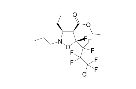 (3S,4S,5S)-ethyl 5-(3-chloro-1,1,2,2,3,3-hexafluoropropyl)-3-ethyl-5-fluoro-2-propylisoxazolidine-4-carboxylate