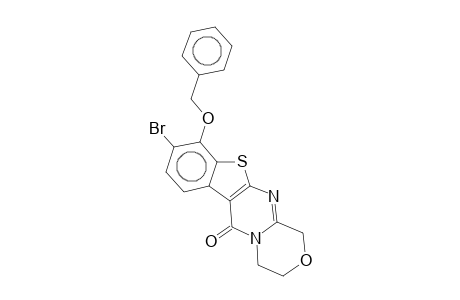 7-Benzyloxy-8-bromo-1,2-dihydro-4H,11H-benzo[4',5']thieno[3',2'-d][1,4]oxazino[4,3-a]pyrimidin-11-one