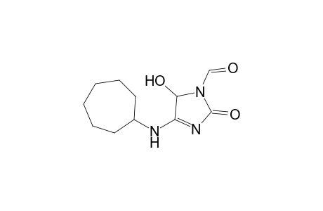 4-(Cycloheptylamino)-1-formyl-5-hydroxy-1H-imidazo-2(5H)-one