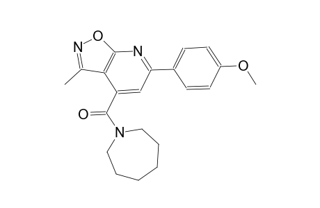 isoxazolo[5,4-b]pyridine, 4-[(hexahydro-1H-azepin-1-yl)carbonyl]-6-(4-methoxyphenyl)-3-methyl-