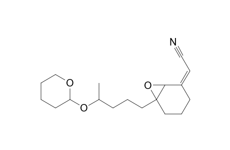 (2Z)-2-[6-(4-tetrahydropyran-2-yloxypentyl)-7-oxabicyclo[4.1.0]heptan-2-ylidene]acetonitrile