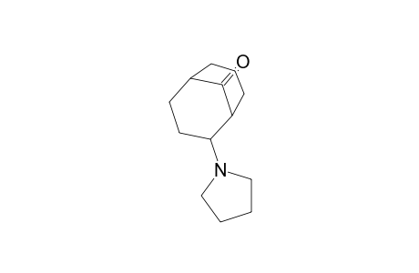 Bicyclo(3.3.1)nonan-9-one, 2-(1-pyrrolidinyl)-