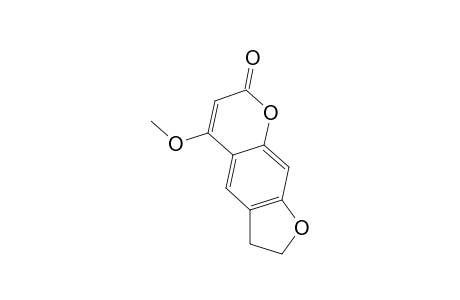 4-Methoxydihydrofuro(3',2':6,7)coumarin