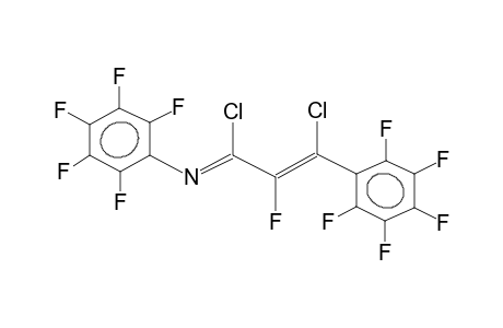 TRANS-1,3-DICHLORO-2-FLUORO-1,4-BIS(PENTAFLUOROPHENYL)-4-AZA-1,3-BUTADIENE