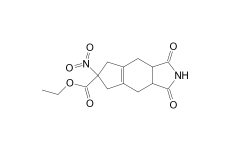 Ethyl 1,2,3,3a,4,5,6,7,8,8a-decahydro-6-nitro-1,3-dioxocyclopenta[f]isoindole-6-carboxylate