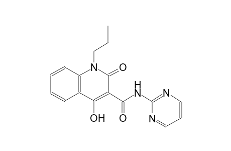 4-hydroxy-2-oxo-1-propyl-N-(2-pyrimidinyl)-1,2-dihydro-3-quinolinecarboxamide