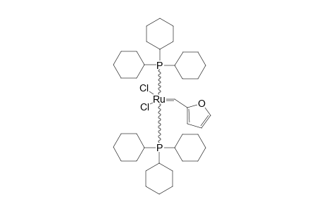 DICHLORO-BIS-(TRICYCLOHEXYLPHOSPHINE)-(FUR-2-YL-METHYLIDENE)-RUTHENIMU-(II)
