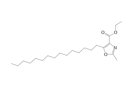2-methyl-5-pentadecyl-oxazole-4-carboxylic acid ethyl ester