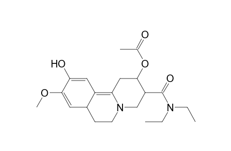 1,2,3,4,6,7-hexahydro-2-acetoxy-3-[(N,N-diethylamino)carbonyl]-9-methoxy-10-hydroxybenzo[h]quinolizine
