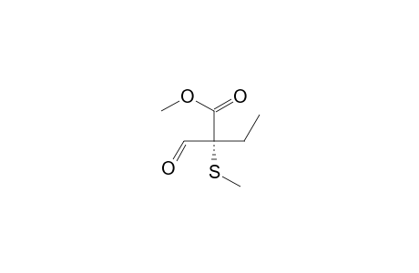 Methyl R-(+)-2-Formyl-2-(methylthio)butanoate